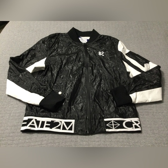 create 2MTW Other - CREATE 2MRW MEN'S BOMBER JACKET CS9627 Blk/Wht